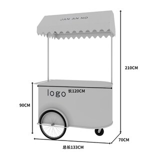 活动展会促销车移动宣传花车移动门店小推车摆摊车酒店商场展销台