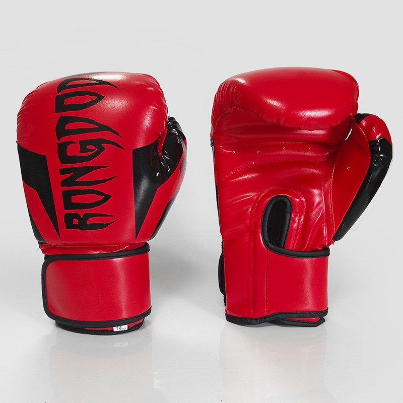 拳击手套成人男女散打搏击拳套14OZ训练打沙袋包加厚透气耐磨