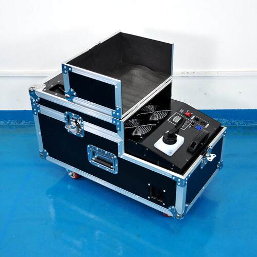 TIPTOP 3000瓦水雾机双喷管DMX遥控定时定量液晶显示屏航空箱包装