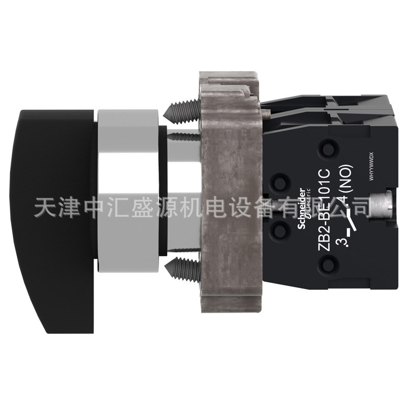 XB2BJ33C长手柄3位选择开关ZB2BZ103C+ZB2BJ3C自锁定2NO选择开关