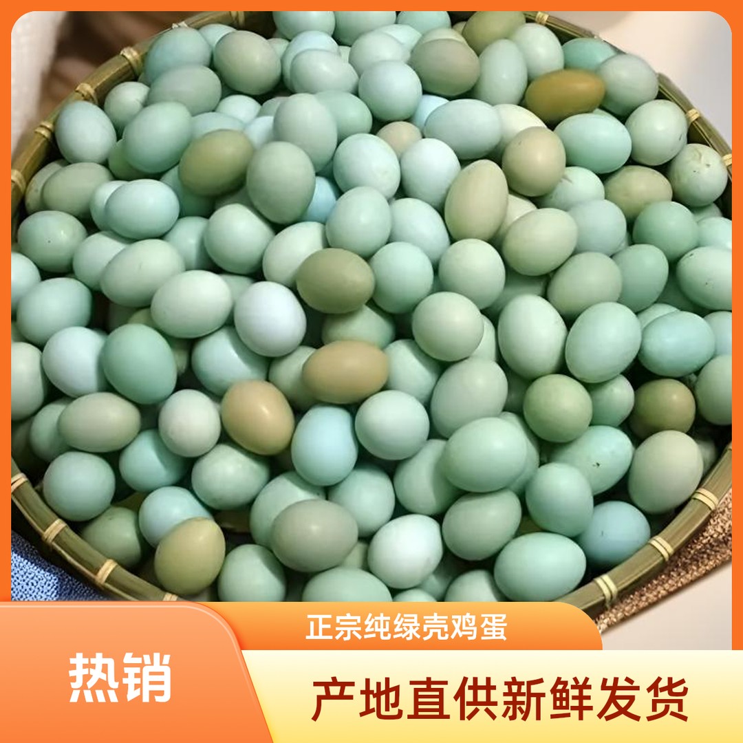 【助农】新鲜特大正宗绿壳乌鸡蛋农家散现捡土鸡蛋整箱包邮