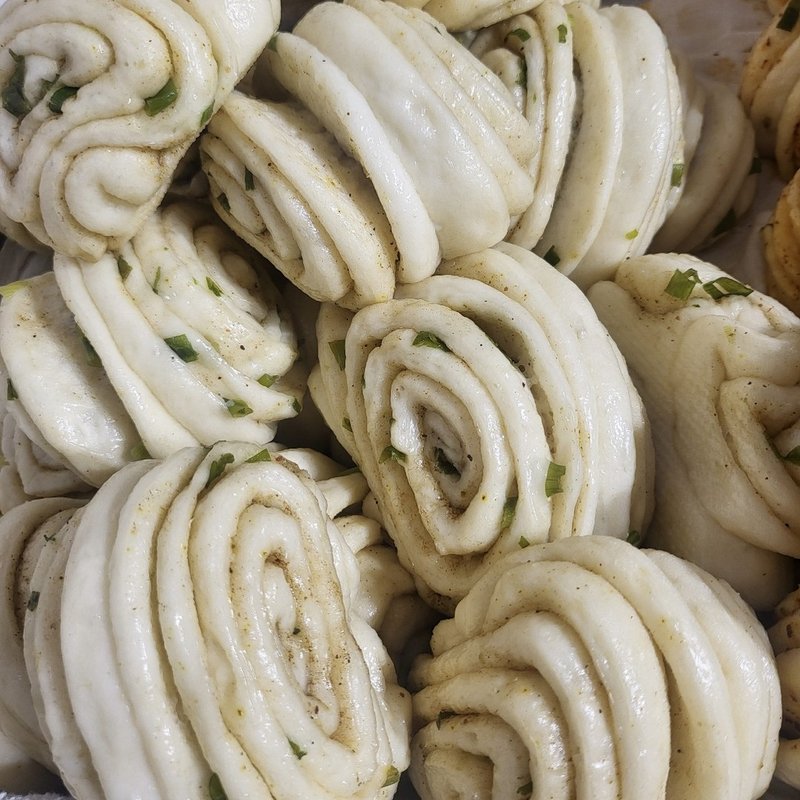 手工五香大花卷馒头早餐即食粗粮杂粮千层馒头手工大馒头花卷