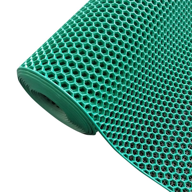 新六角镂空防滑地垫浴室游泳池厨房用PVC塑料蜂窝状加厚防水地垫