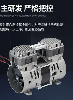 2AP98-1低噪音增压微型活塞真空泵 按摩椅静音正负电动气泵