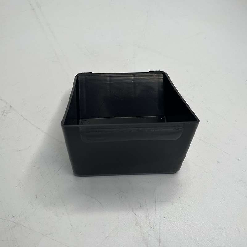 导电塑料PP零件盒黑色斜口电子元器件静电塑料零件盒3104元件盒