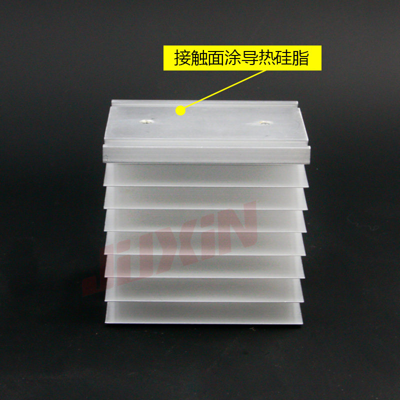 可控硅模块SSR固态继电器散热器无触点继电器散热座铝合金块T-80