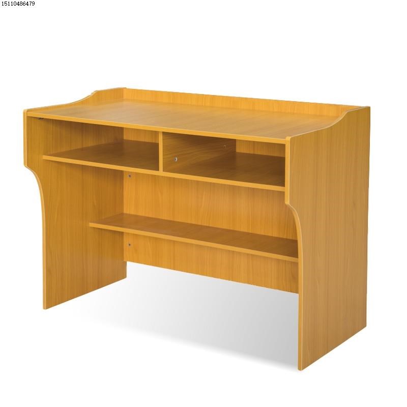 校具厂家直销学校教师课堂教学讲台演讲桌校园板式讲台弧形热卖中