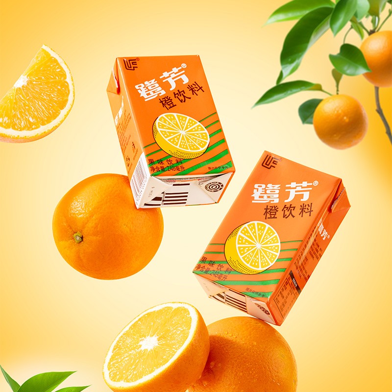 鹭芳爆款合集橙汁饮料蜂蜜柚子口味装整箱夏日饮品24盒