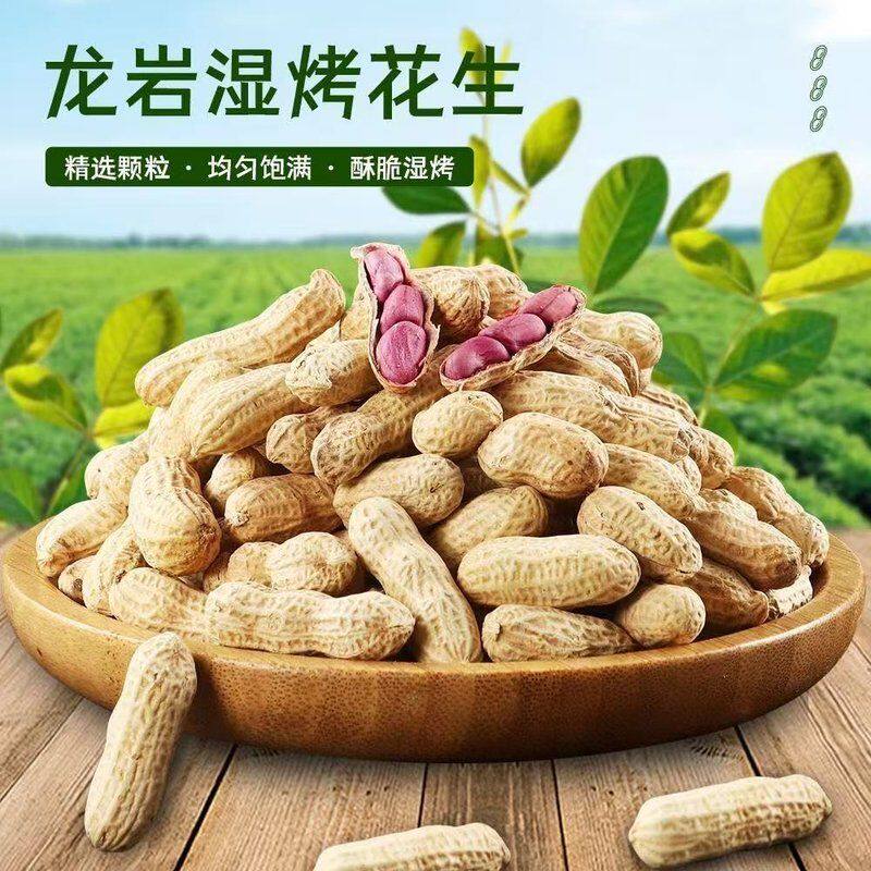 【精选优质花生】龙岩特产湿烤红衣花生咸香酥脆解馋下酒坚果零食