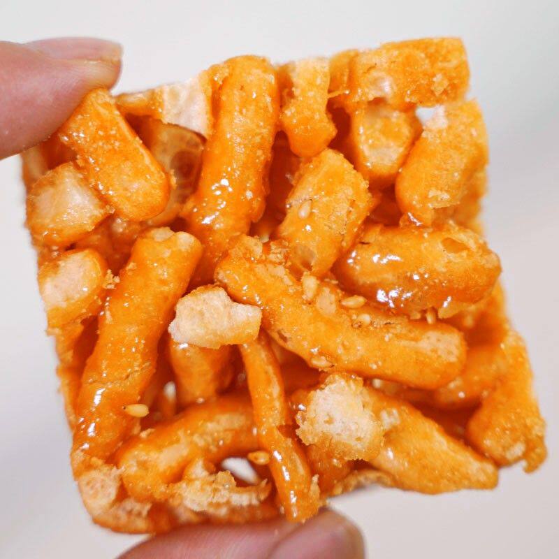 曲亲 老式沙琪玛 琪玛酥 8090怀旧零食 香脆 原味 手工 硬脆 童年