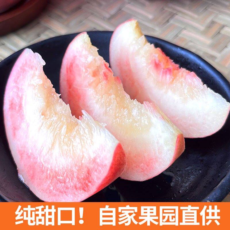 【下单秒发】丹东河口艳红桃鸭绿江边的桃子脆甜多汁有毛燕红水蜜