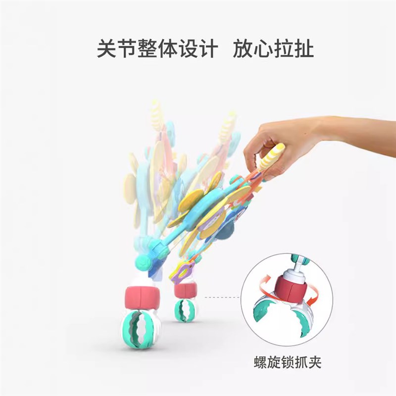 婴幼儿螃蟹床铃摇j铃儿童0-1岁宝宝床铃悬挂式安抚益智推车挂件6