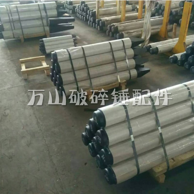 挖掘机破碎锤钎杆耐磨炮头炮钎68 70 75 85 100 破碎锤配件钻杆