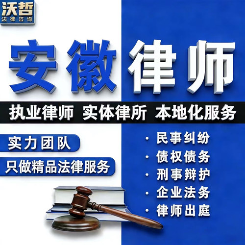 安徽律师法律咨询离婚遗产继承劳动合同起诉刑事取保候审会见代理