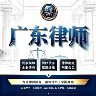 广东律师法律咨询离婚遗产继承劳动仲裁合同起诉刑事代理法律顾问