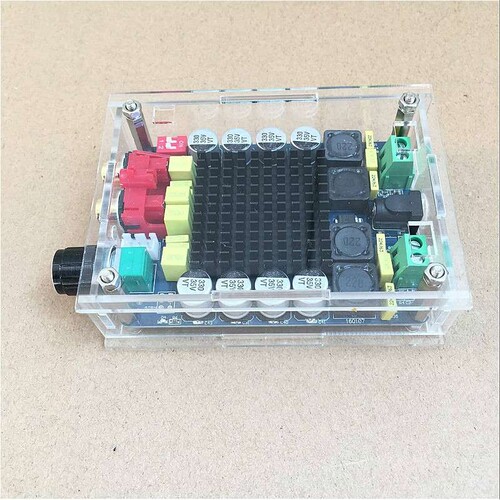 TDA7498功放板 2X100W大功率数字 电脑功放 双声道立体声配外壳
