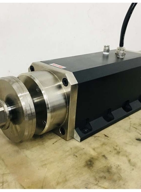 HALG水冷去毛刺双头高速电主轴 双头磨削精密主轴