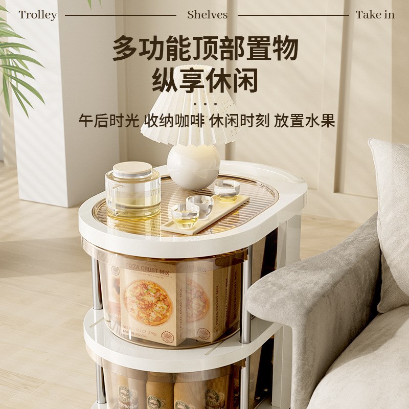 多功能置物架小推车可移动多层抽屉C收纳玩具客厅高颜值防尘储物