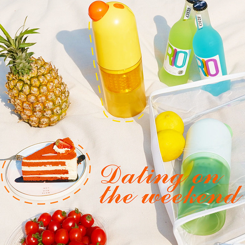 随身便携式榨汁机迷你渣汁分离果蔬原汁机家用小型无线电动榨汁机