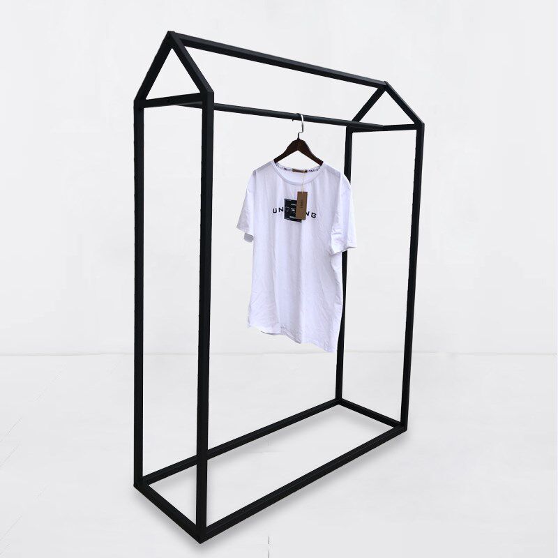 卧室阳台晾晒衣架衣帽架服装展示架落地式服装衣架货架简约陈列架
