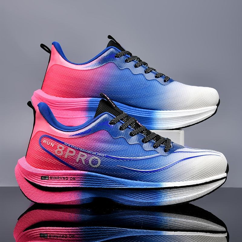 跑步鞋男2025新款夏季网面透气青少年休闲防滑减震潮流男女运动鞋