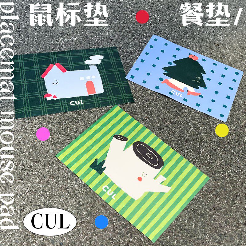 CUL宠物餐垫猫碗垫猫咪狗狗猫用吃饭垫子pvc防水防漏防滑防溅餐垫