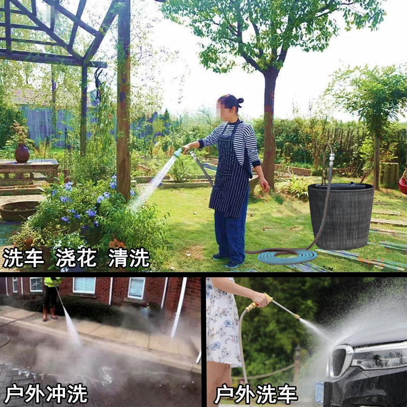 户外拖把池陶瓷拖布池阳台墩布池台控拖地盆自动下水拖把桶庭院