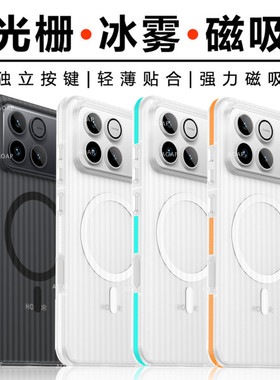 AOAP 适用荣耀WIN光栅手机壳新品荣耀WINRT磨砂半透明瓦楞防滑条纹磁吸壳winrt独立按键PC轻薄高级感大孔硬壳