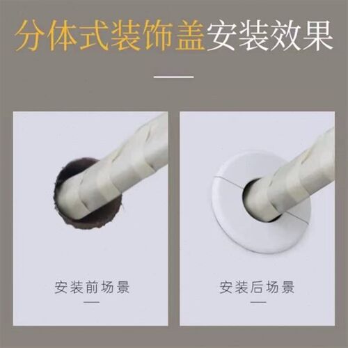 空调孔装饰盖洞口堵孔神器盖子55 65 75 85分体堵盖遮挡管道护口