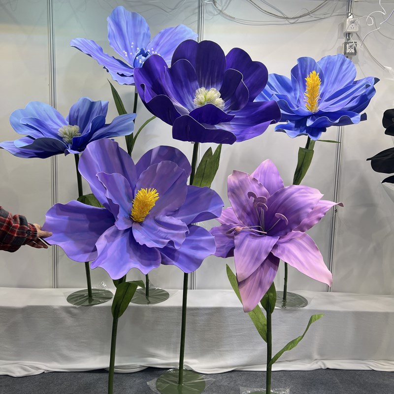 婚庆路引花成品户外婚礼布置手工纸艺花美陈橱窗道具装饰防水纸花