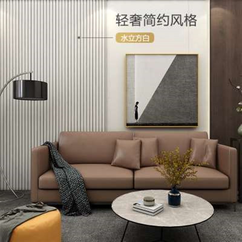 新款生态木护墙板墙裙背景墙半圆弧150小圆板波浪板凹槽格栅装饰