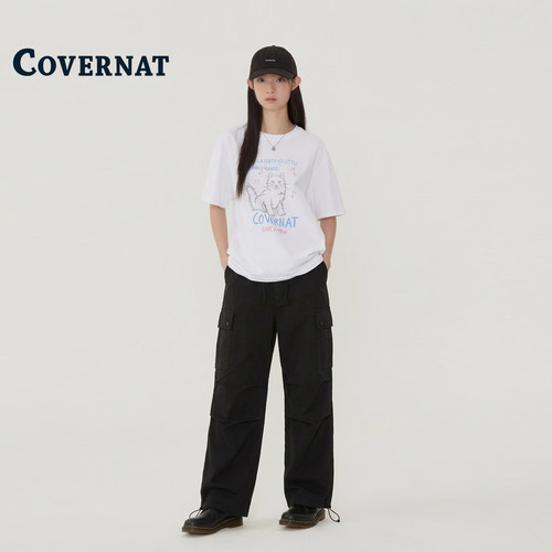 COVERNAT韩国工装裤直筒慵懒松弛