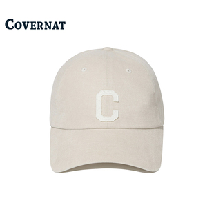 COVERNAT韩国帽子美式复古棒球帽高级感鸭舌帽显脸小适合方圆脸
