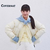 保暖加厚鸭绒外套休闲通勤女装 羽绒服时尚 短款 COVERNAT韩国经典