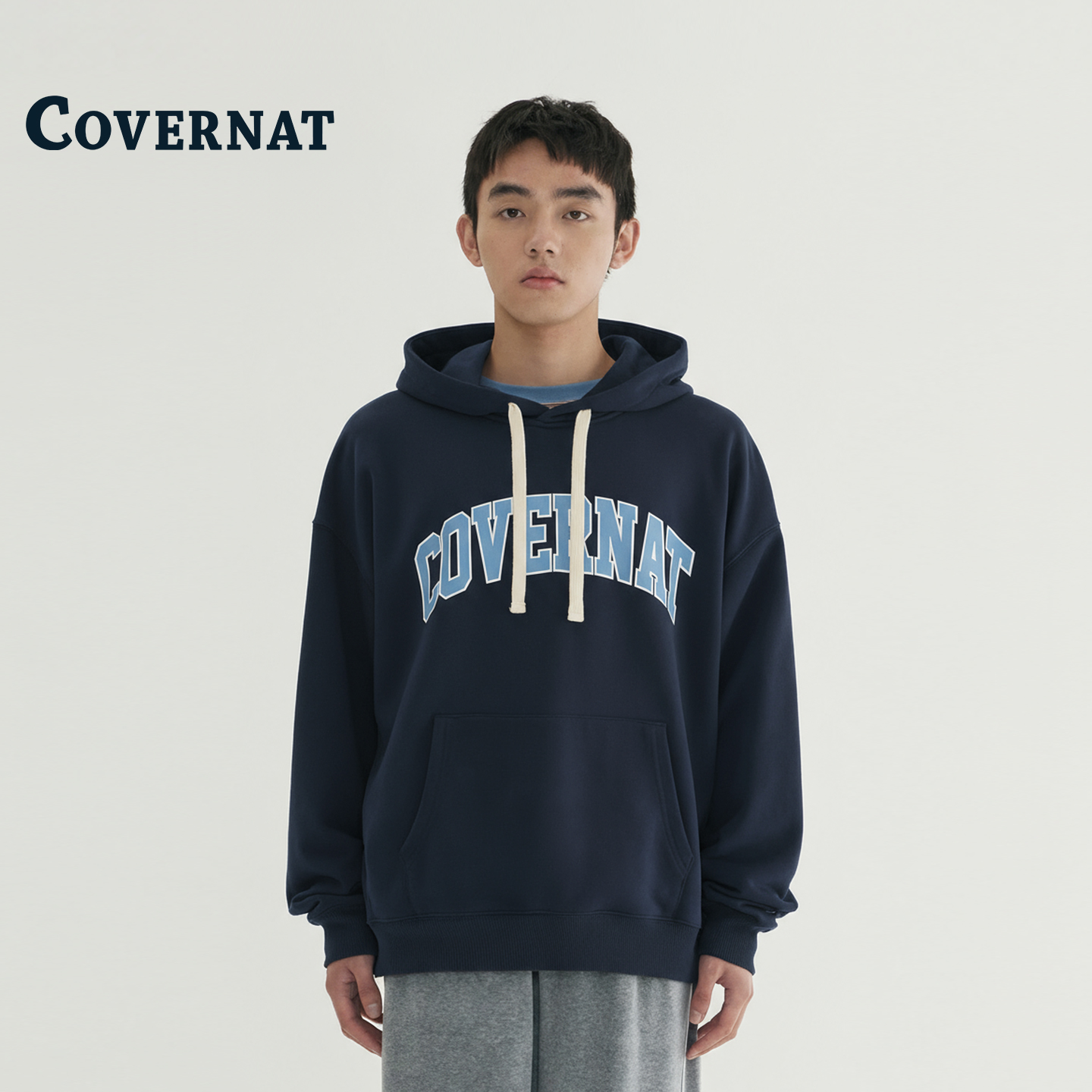 COVERNAT韩国卫衣宽松慵懒风