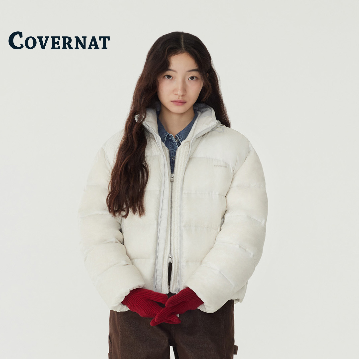COVERNAT韩国羽绒服女款2025新款