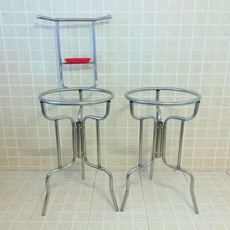 大号不锈钢老式洗脸盆架家用浴室卫生间脸盆架子厨房落地式脸盆架