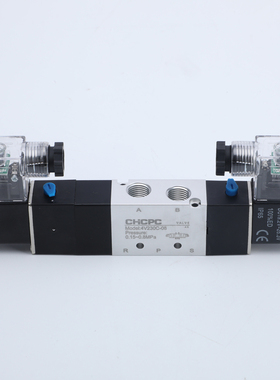 三位五通亚德客型4V230一08 DC24V 230P/E330/430换向阀4V230C-08