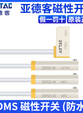 亚德客IP68级防水DMS电子两线磁性接近开关DMSG/DMSH/DMSE-020-W