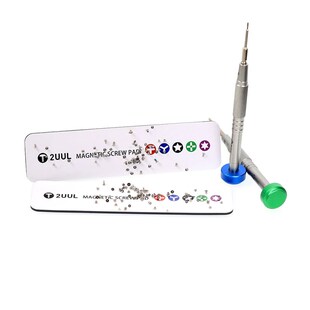 2UUL 迷你磁性螺丝收纳条手机维修工具螺丝刀镊子收纳盒