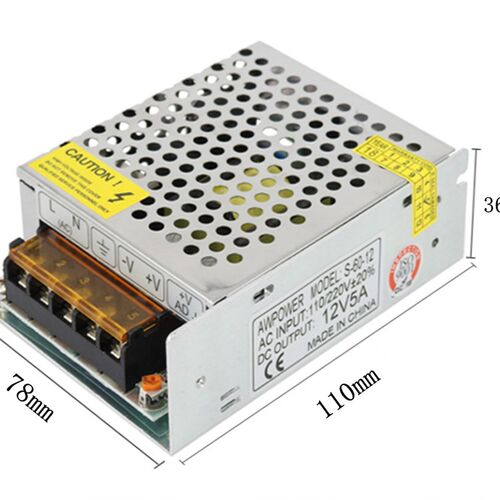 220V转12V开关电源24V1A2A3A5A10A15A30A20ALED监控适配60W变压器