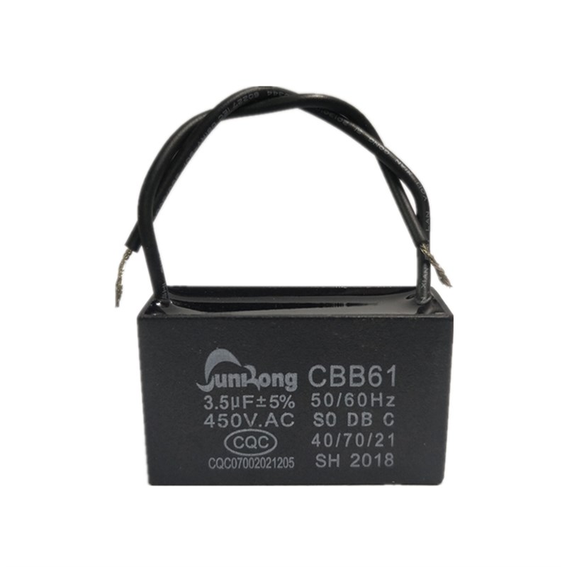 风扇电容 3.5UF电容器 工厂家用风机电容CBB61风扇电容启动电熔