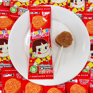 不二家山楂棒棒糖爆款网红喜糖结婚糖果休闲零食儿童小食品茶点