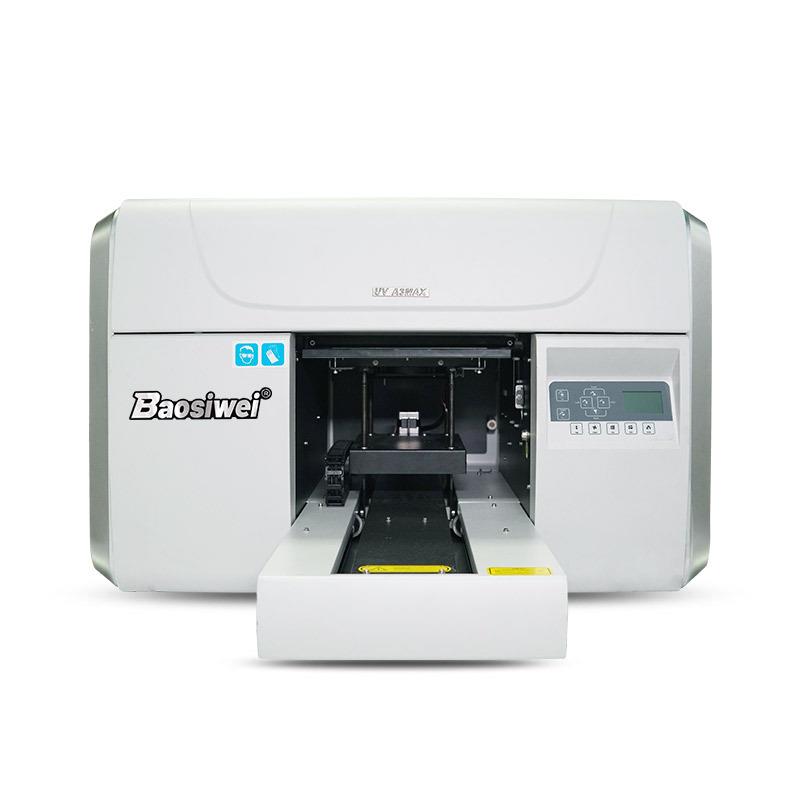 A3uv打印机3D浮雕手机壳卷材圆柱酒瓶口红铭牌小型uv平板打印机