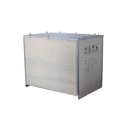 生产机械设备包装箱  木箱可拆卸钢带包边周转木箱 钢边木箱