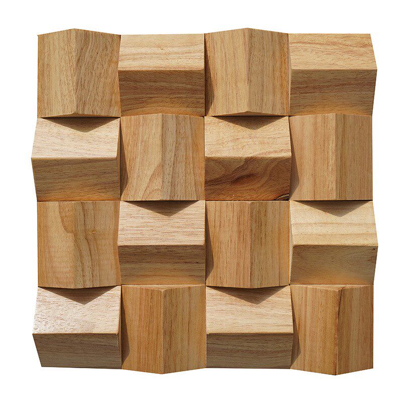 木头实木马赛克装饰性吸音材料二次函数低频陷阱声学扩散板体