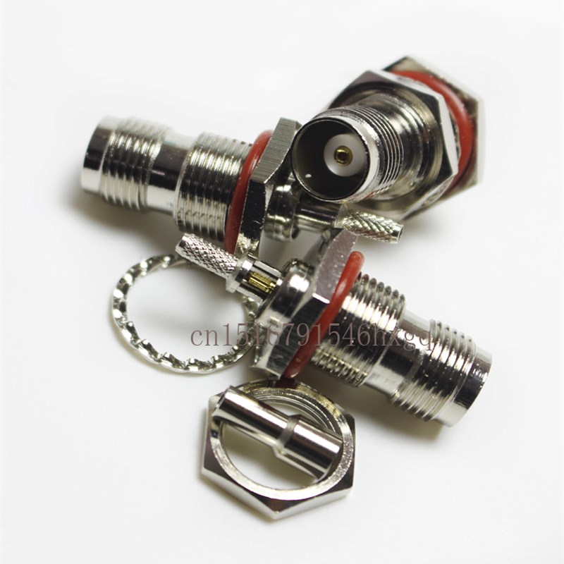 TNC焊线同轴连接器无线麦克风话筒天线延长线配件TNC带天窗推荐款