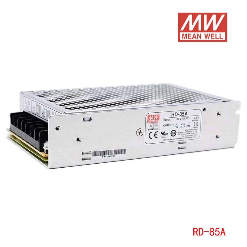 RD-85A/85B明纬85W双输出5V12V24V开关电源D-60A/60B NED-75A/75B