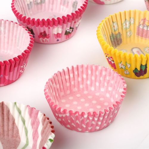 7cm耐高温雪媚娘圆形纸垫纸托 一次性印花防油纸托 蛋糕纸杯