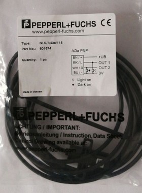 倍加福/P+F  GL5-T/43a/115(801674) 光电式接近开关